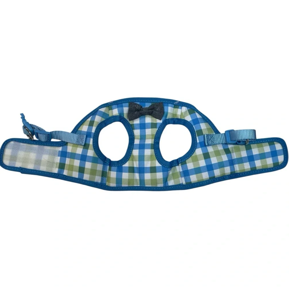 Vibrant Life XS/Small Dog Harness Blue Plaid